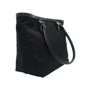 Prada Tote Tessuto Bag Black Shoulder Vela